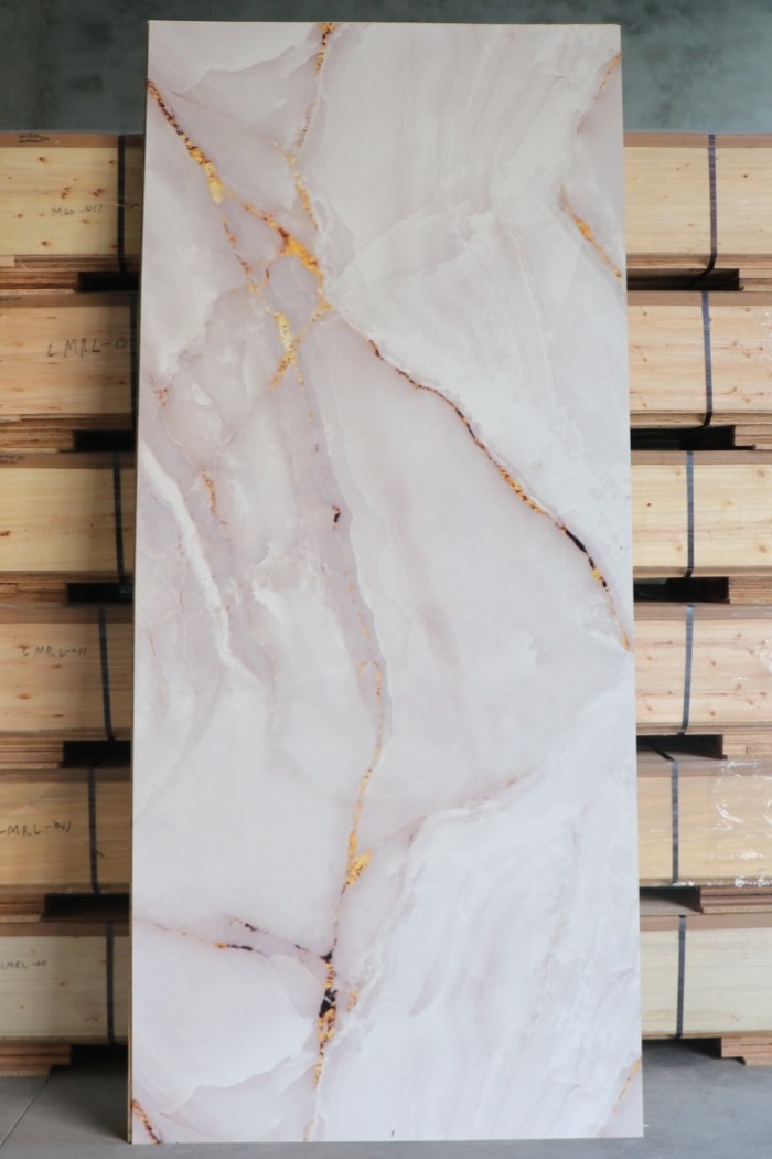 Decorative High Gloss PVC Wall Panel Marble Sheet suppliers