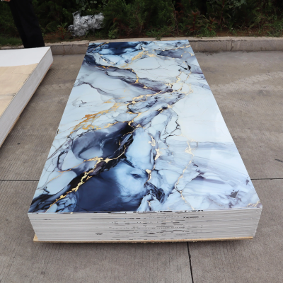 High Glossy PVC Marble Board high quality