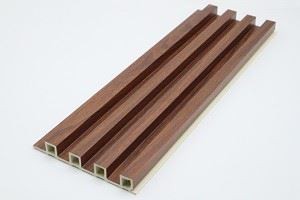 Интериорен цвят на дървен цвят WPC панел за стена